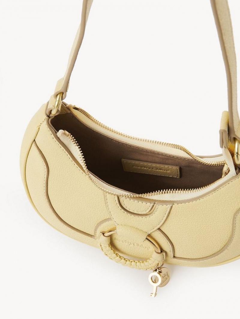 PURE YELLOW Chloe Hana Half Moon Mini Bags | CHE-SR14764