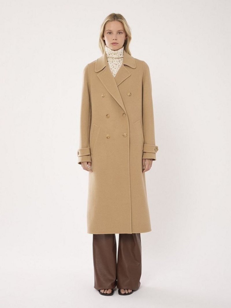 Pearl Beige Chloe Masculine Coats | CHE-SR13817