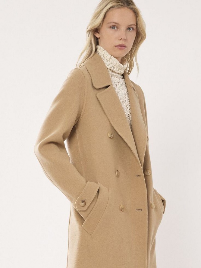 Pearl Beige Chloe Masculine Coats | CHE-SR13817