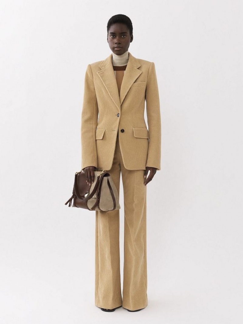 Pearl Beige Chloe Tailored Suiting | CHE-SR14056