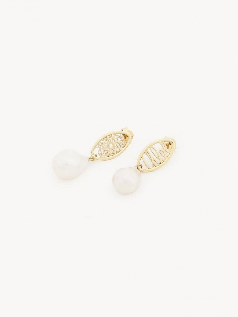 Pearl Chloe Darcey Lace Drop Earrings | CHE-SR14438