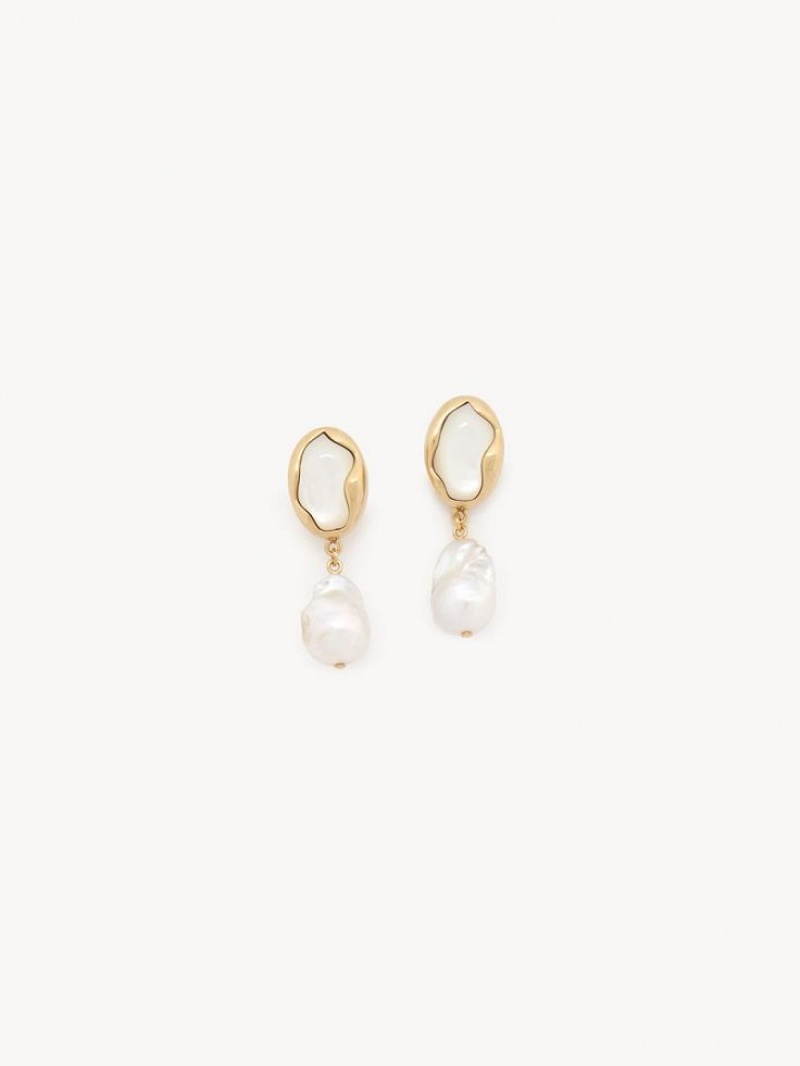 Pearl Chloe Sybil Earrings | CHE-SR14460