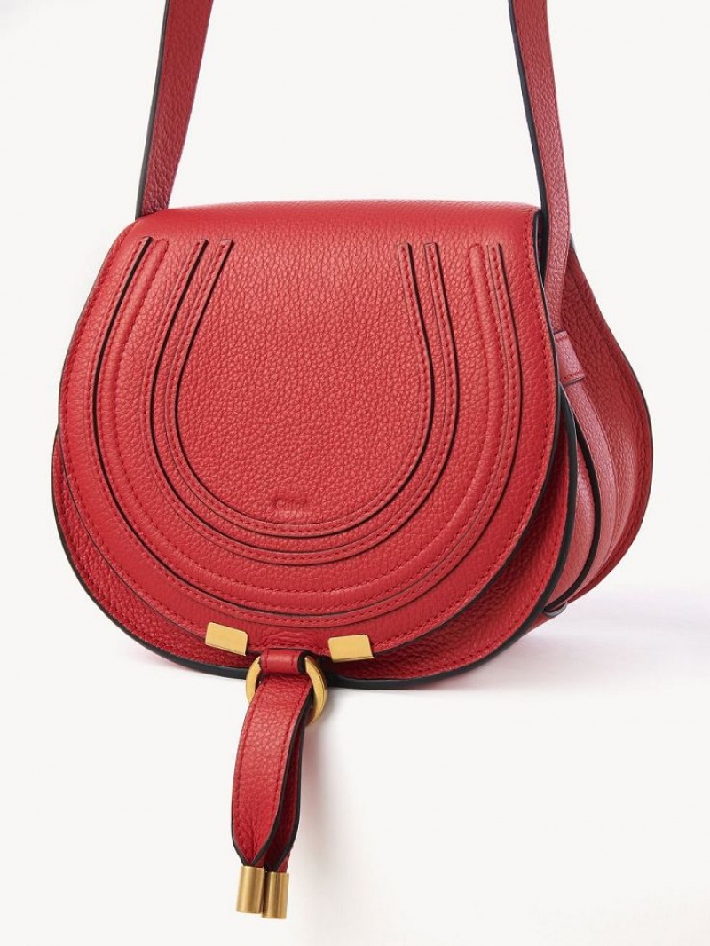 Red Flame Chloe Marcie Small Crossbody Bags | CHE-SR13488