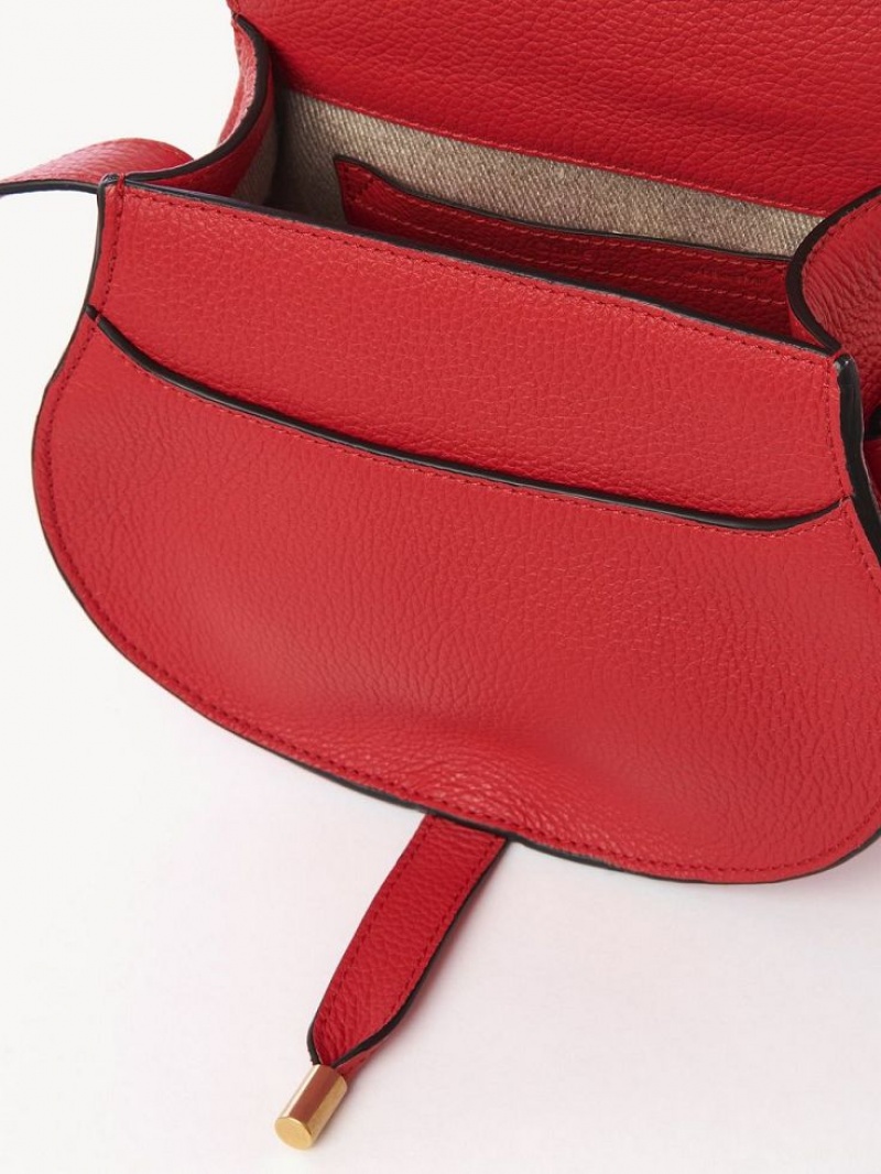 Red Flame Chloe Marcie Small Crossbody Bags | CHE-SR13488