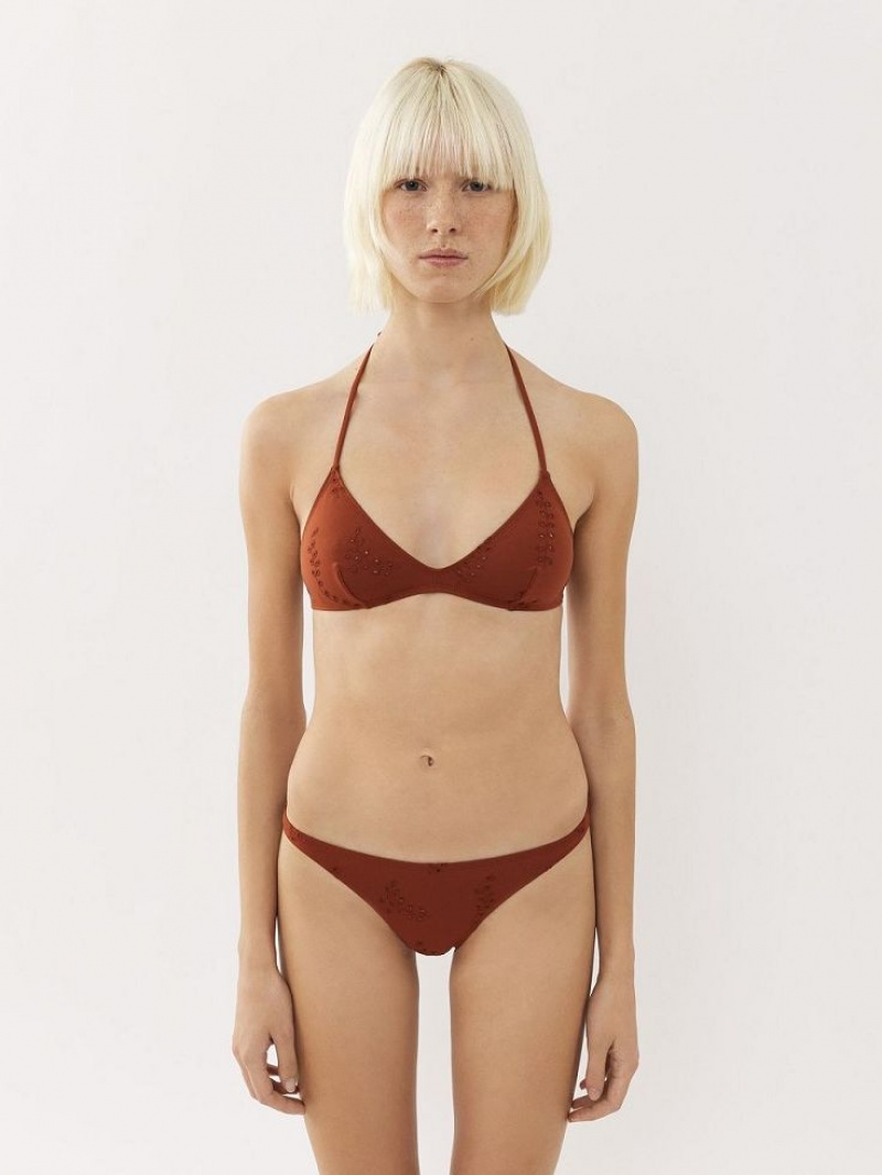 Red Ochre Chloe X Eres Papuasia Triangle Beachwear | CHE-SR14128