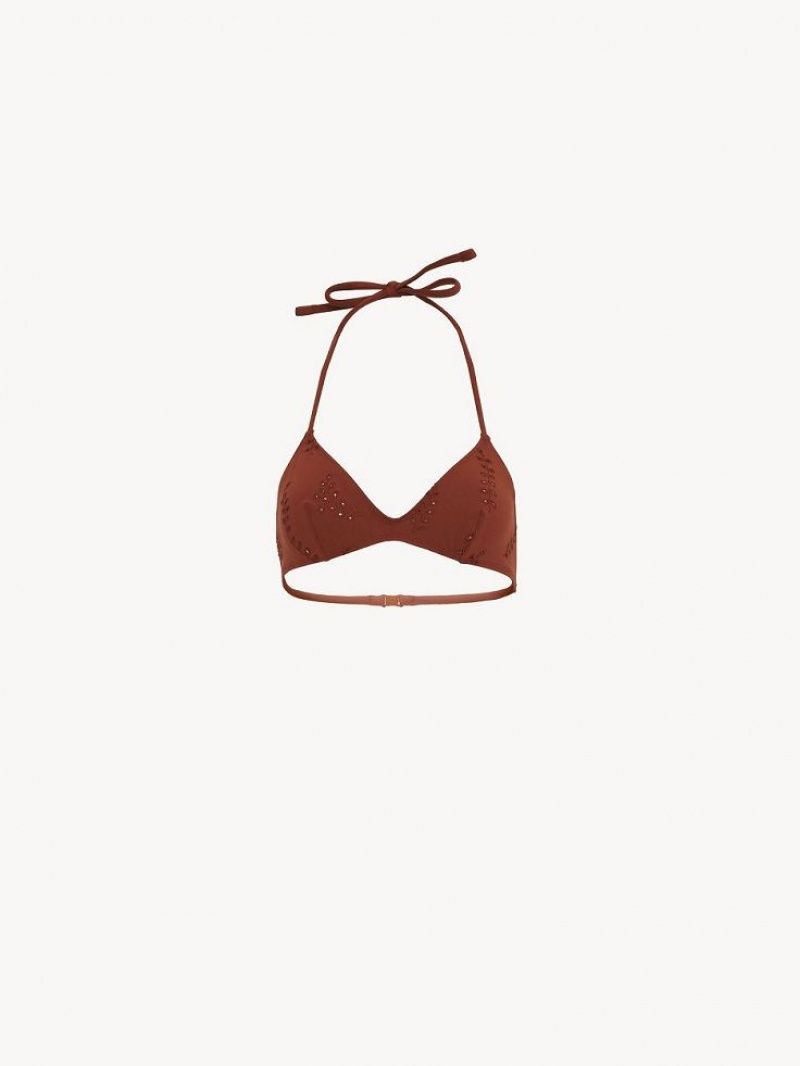 Red Ochre Chloe X Eres Papuasia Triangle Beachwear | CHE-SR14128