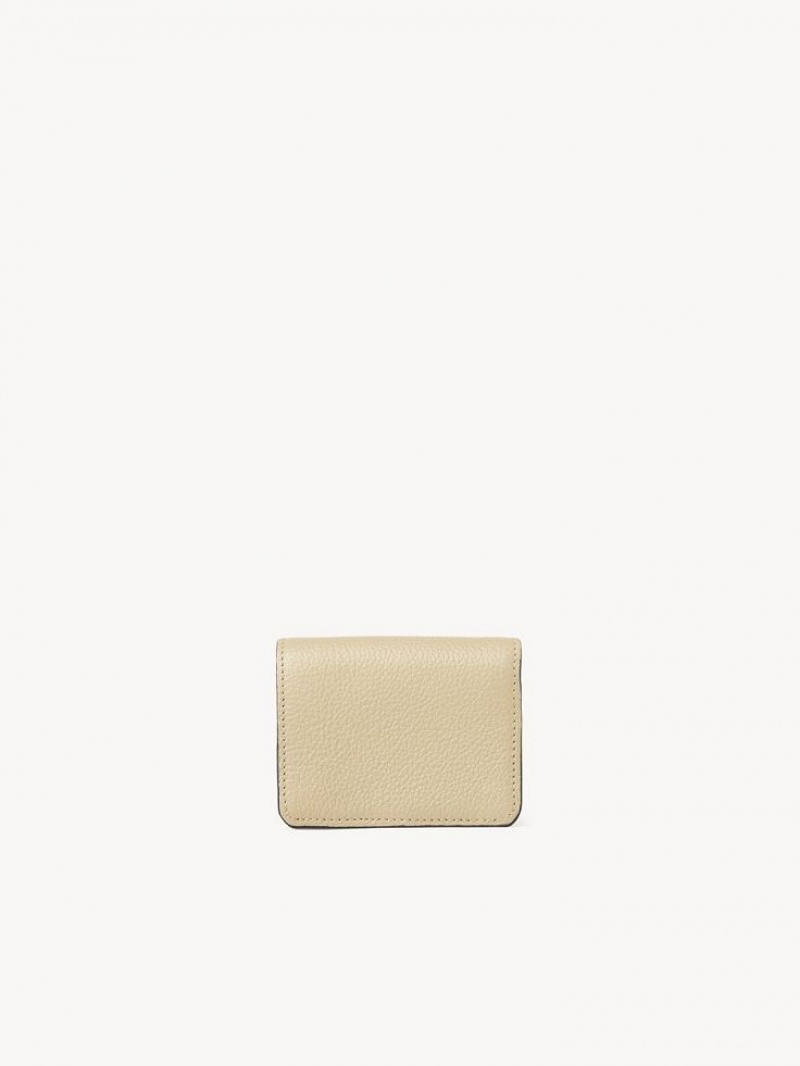 Root Beige Chloe Marcie Small Compact Wallets | CHE-SR14273