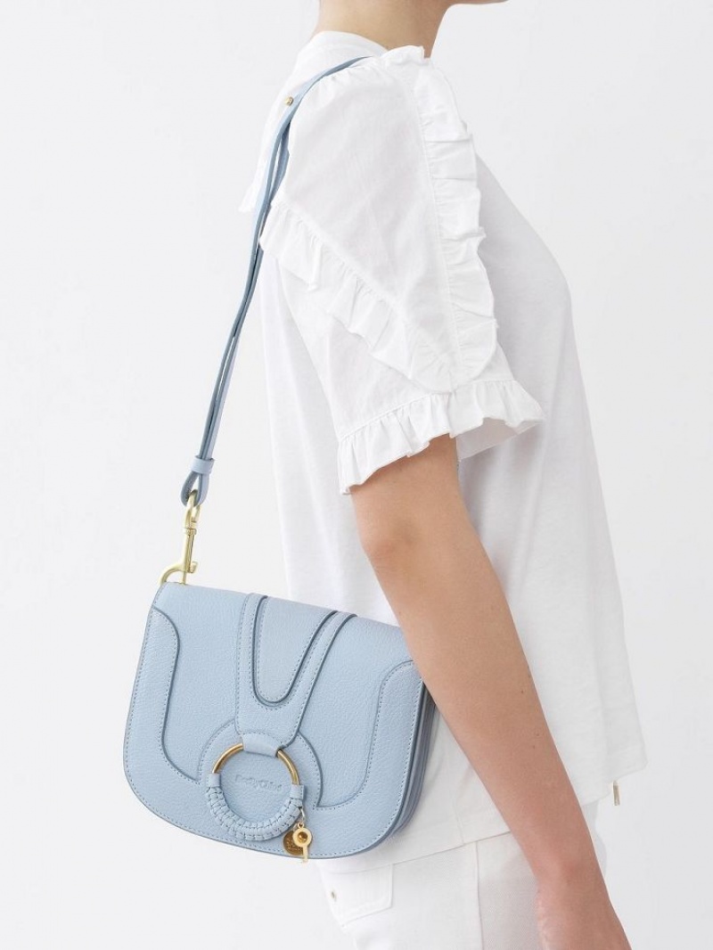 SOFTY BLUE Chloe Hana Shoulder Bags | CHE-SR14683