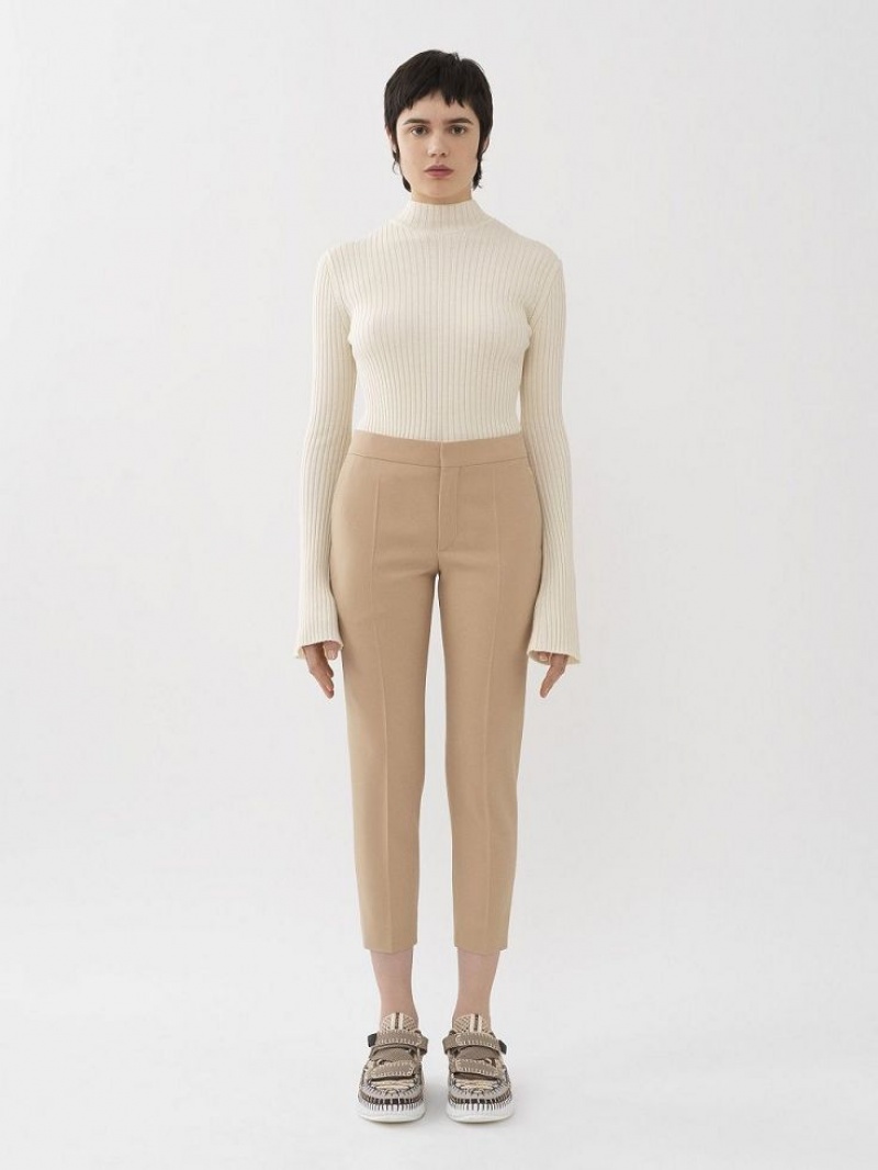 SOFT TAN Chloe Cropped Suiting | CHE-SR14047