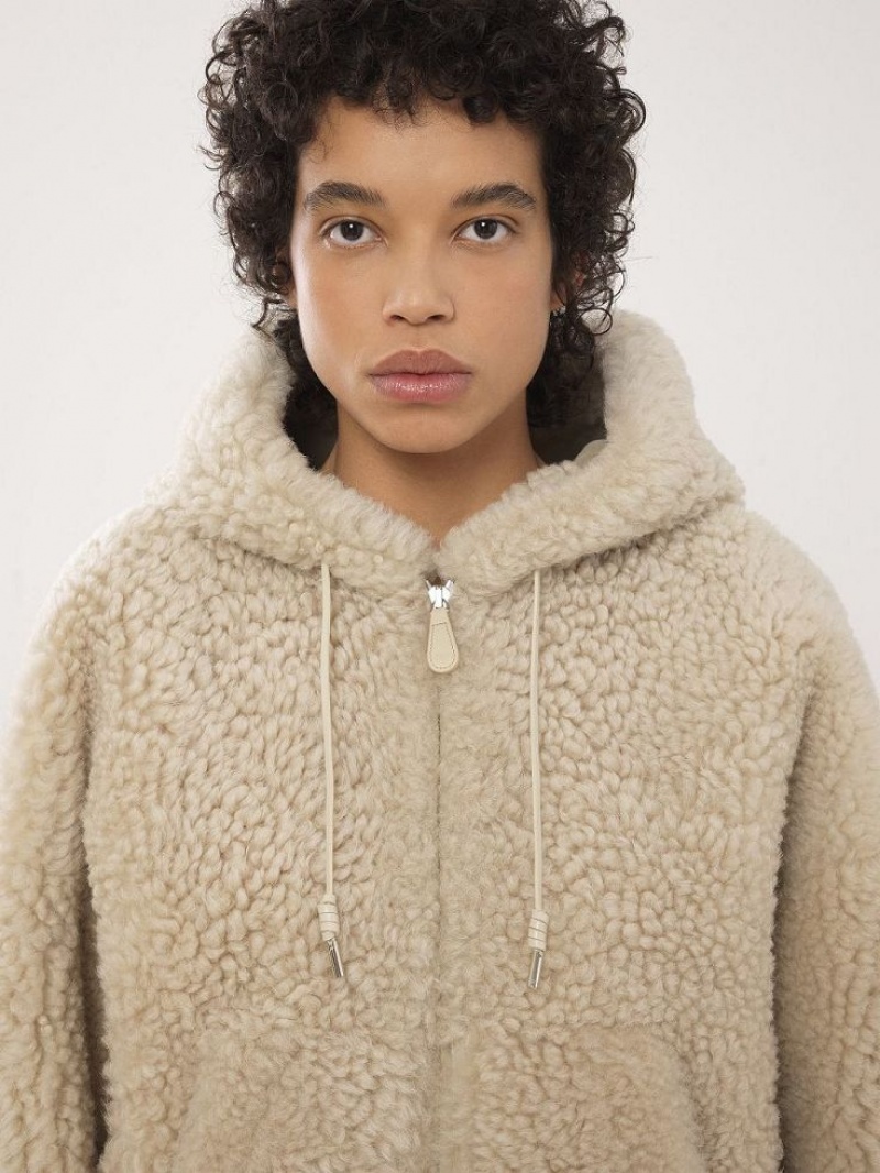 SOOTY BEIGE Chloe Sized Blouson Jackets | CHE-SR13819