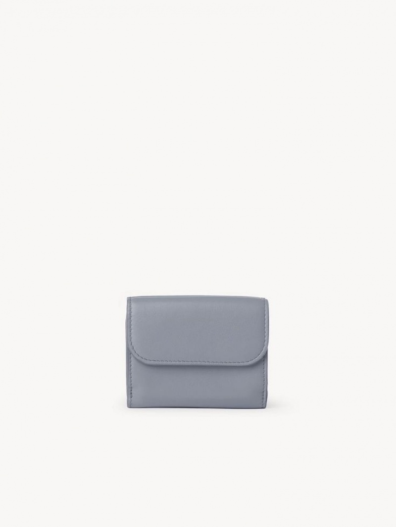 STORM BLUE Chloe Sense Mini Tri-fold Compact Wallets | CHE-SR14275