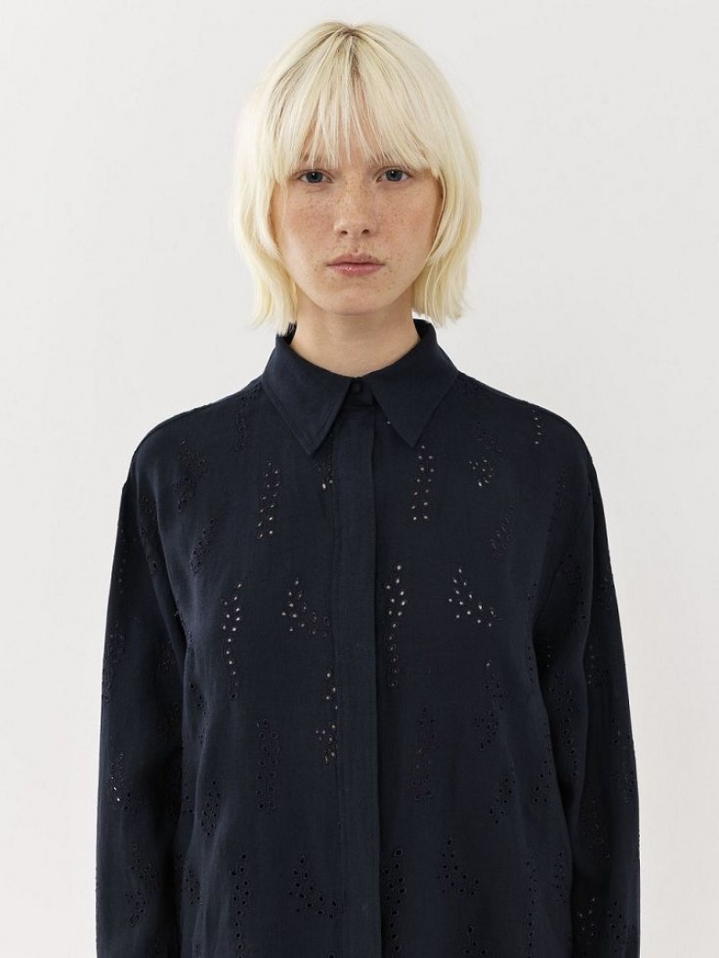 SUMMER NIGHT Chloe H X Eres Patricia Long Shirts | CHE-SR13875