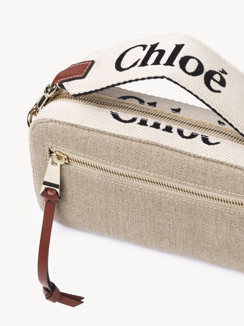 Sepia Brown Chloe Woody Belt Crossbody Bags | CHE-SR13607