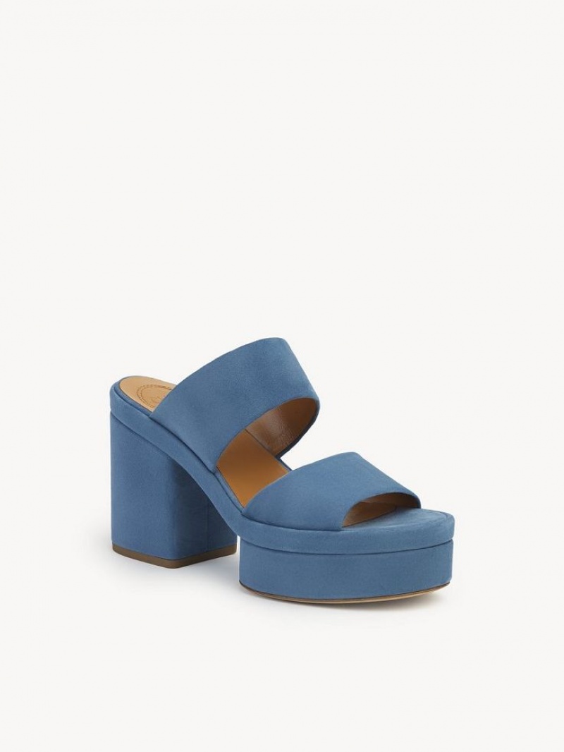 Shady Cobalt Chloe Odina High-heel Sandals | CHE-SR14166