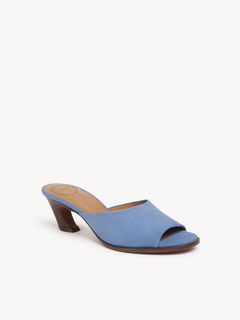 Shady Cobalt Chloe Oli High-heel Mule | CHE-SR14158