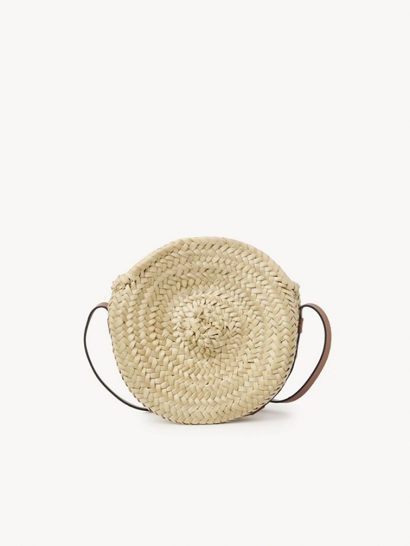 Tan Chloe Marcie Basket Crossbody Bags | CHE-SR13478