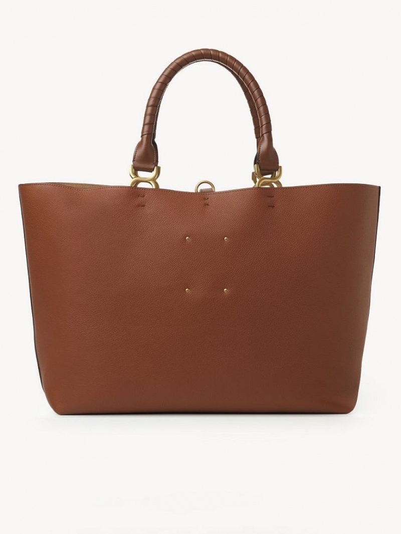 Tan Chloe Marcie Tote Bags | CHE-SR13342