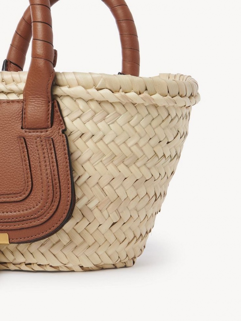 Tan Chloe Mini Marcie Baskets | CHE-SR13637