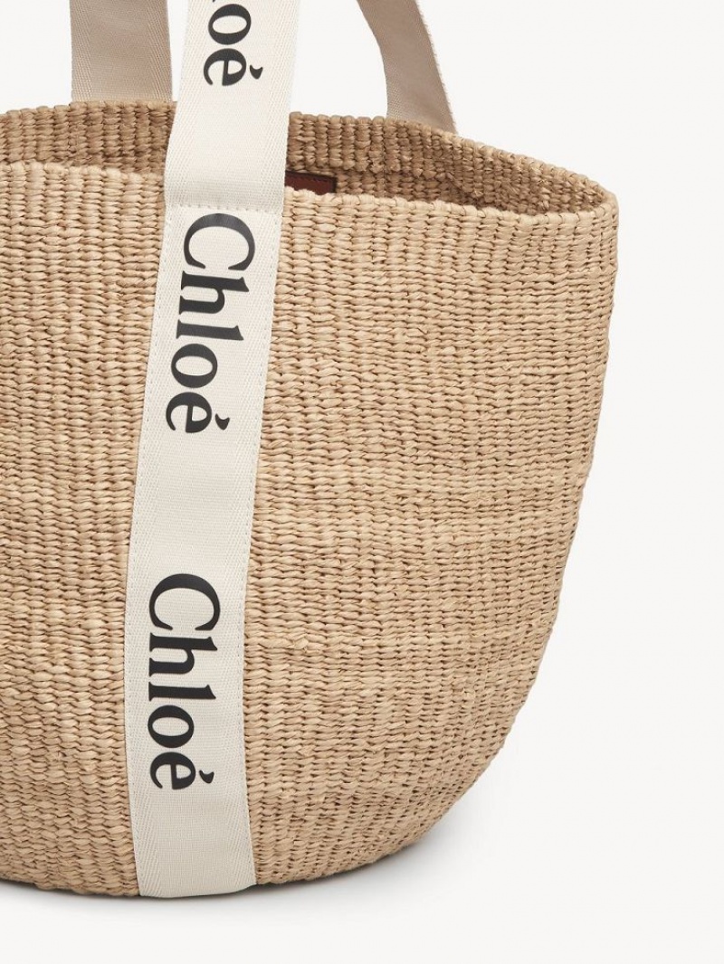 White Chloe Large Woody Baskets | CHE-SR13658