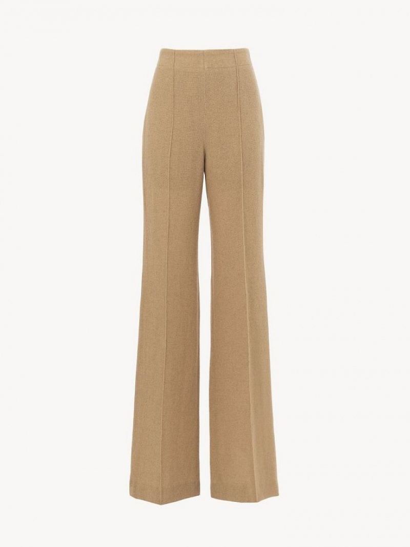 Worn Brown Chloe Wide-leg Suiting | CHE-SR14035